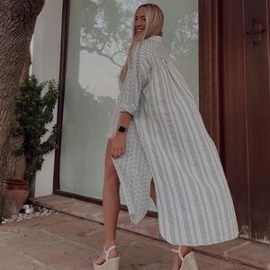 ZARA EMBROIDERED PATCHWORK SHIRT DRESS